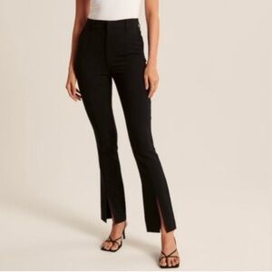 Abercrombie & Fitch Black Flare Pants